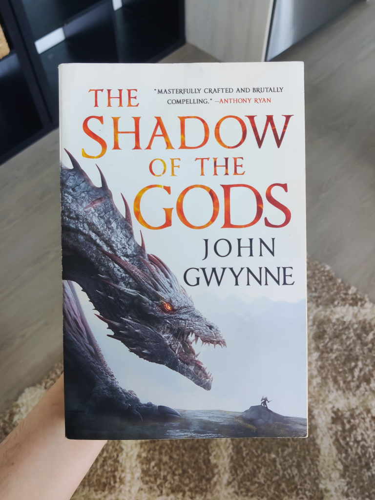 The Shadow of the Gods by John Gwynne; Fantasy Books That Should Be Adapted Into Movies or Series book blog