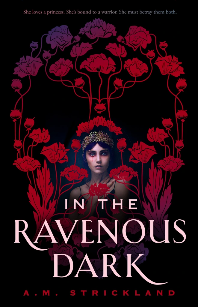 In The Ravenous Dark by A.M. Strickland book cover; Books that Give off Astarion vibes baldur's gate 3 book blog