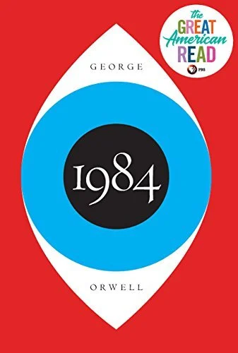 1984 by George Orwell book cover; The Best Books Ever blog