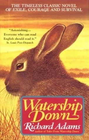 Watership Down by Richard Adams book cover; The Best Books Ever blog