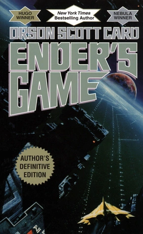 Ender's Game (Ender's Saga, #1) by Orson Scott Card book cover; The Best Books Ever blog