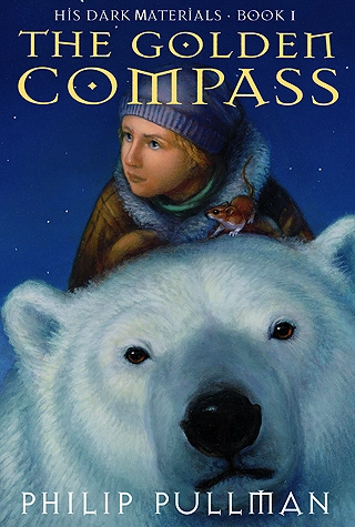 The Golden Compass (His Dark Materials, #1) by Philip Pullman book cover; The Best Books Ever blog