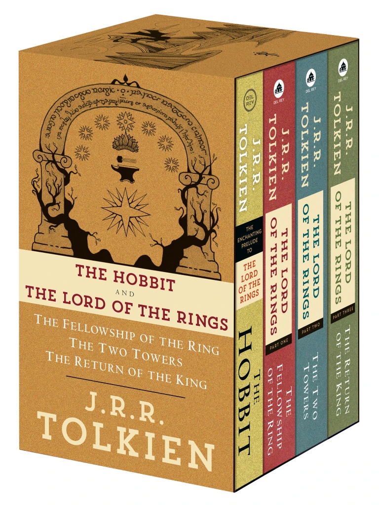 J.R.R. Tolkien 4-Book Boxed Set: The Hobbit and The Lord of the Rings (The Lord of the Rings, #0-3) by J.R.R. Tolkien book cover; The Best Books Ever blog