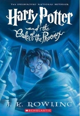 Harry Potter and the Order of the Phoenix, (Harry Potter, #5) by J.K. Rowling book cover; The Best Books Ever blog