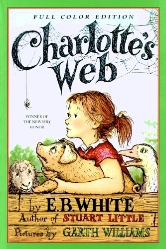 Charlotte's Web by E.B. White book cover; The Best Books Ever blog