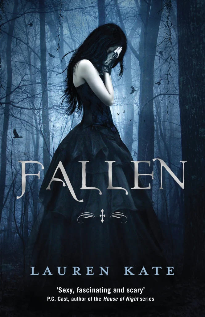 Fallen (Fallen, #1) by Lauren Kate romance book cover; best book boyfriends of all time book blog