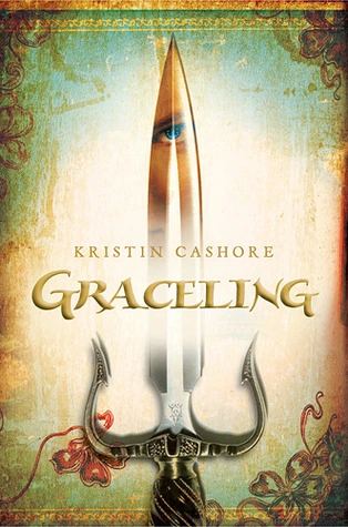 Graceling (Graceling Realm, #1) by Kristin Cashore romance fantasy book cover; best book boyfriends of all time book blog