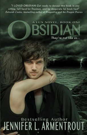 Obsidian (Lux, #1) by Jennifer L. Armentrout romance book cover; the best book boyfriends book blog