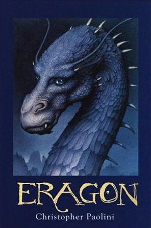 Eragon (The Inheritance Cycle, #1) by Christopher Paolini book cover; best YA books of all time book blog