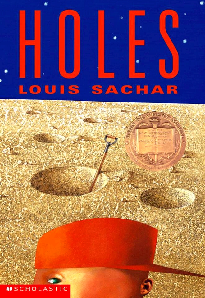 Holes (holes, #1) by Louis Sachar book cover; best YA books of all time book blog